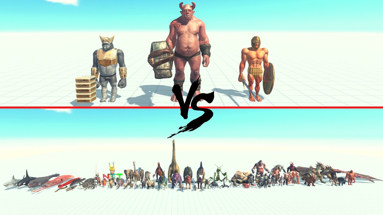 Ogre Lord Ghor Hammer And Achilles Vs All Units ARBS | Animal Revolt Battle Simulator