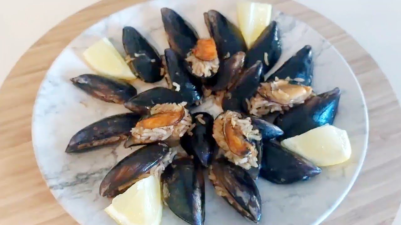 MOULES Farcies ! (MİDYE DOLMA)  préparer facilement cette recette ! très bon et facile à faire 🦪👌♥️