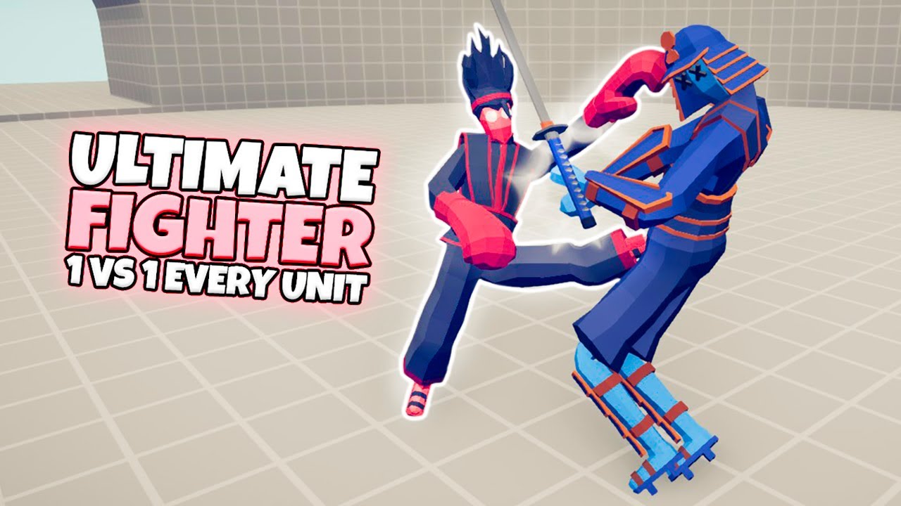 ULTIMATE FIGHTER 1 VS 1 EVERY UNIT | TABS UNIT CREATOR GAMEPLAY