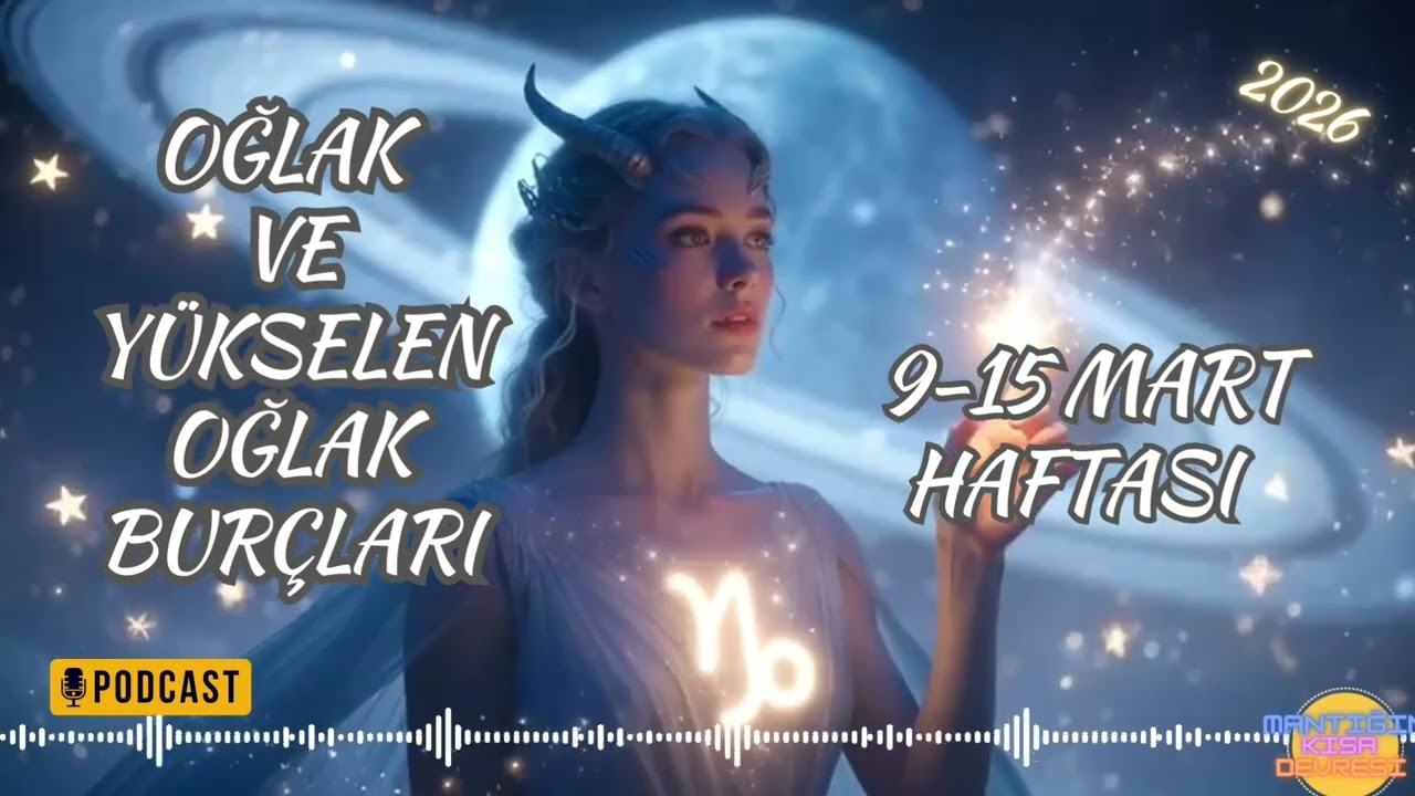 Oğlak & Yükselen Oğlak Burçları: 9-15 Mart Haftalık Yorumları | Maddi Bağımsızlık & İlişki Sınavı ♑️