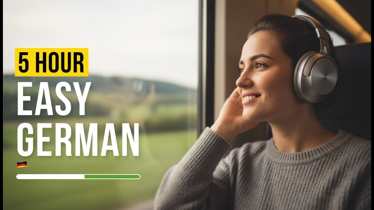 Learn German While You Sleep | 5 Hour Beginner Listening Practice | GermanChatsEasy