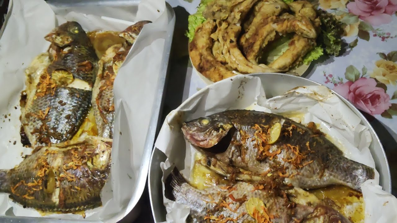 أحلى وجبة سمك بلطي في الفرن مع سمك مكرونة مقلي 😍 طريقة سهلة وسريعة وطعم يجنن😋🤩