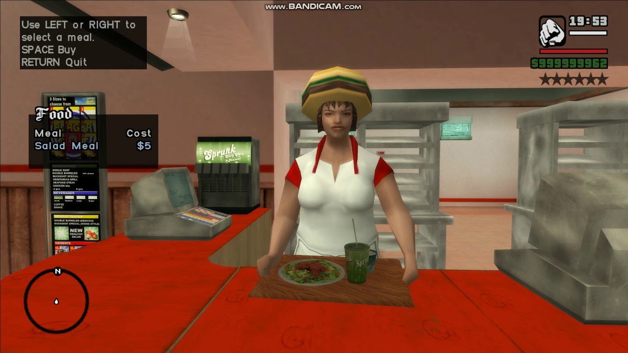 CJ pukes while eating burger shot