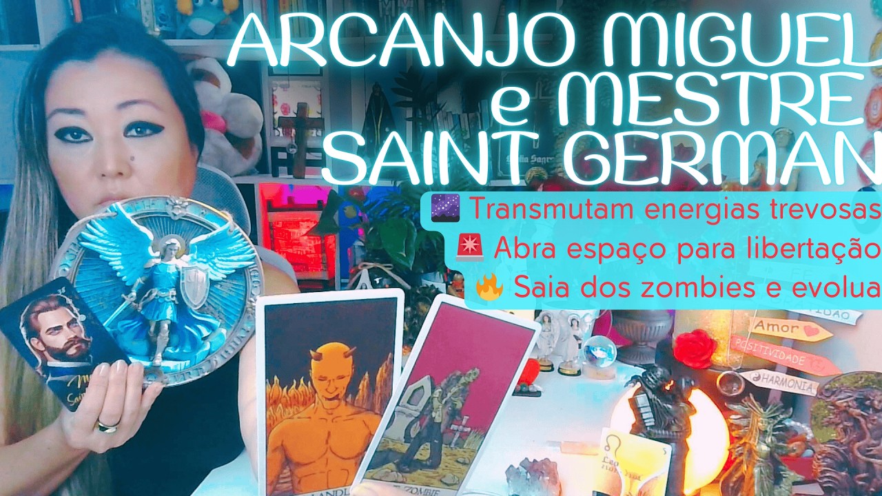 🕊️ Arcanjo Miguel & Mestre Saint Germain:🌌Transmutando Energias Trevosas 🚨Abra Espaço!