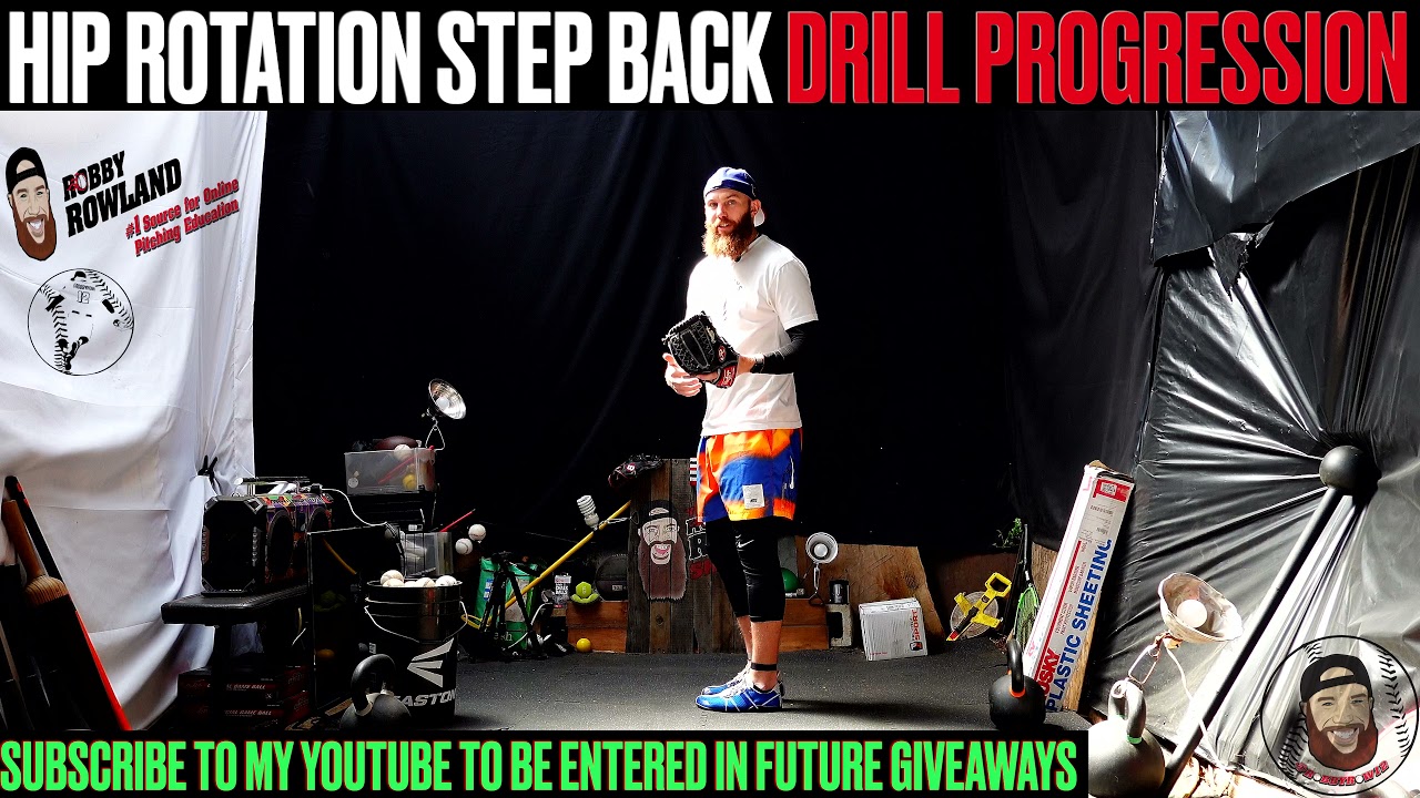 Hip Rotation Step Back Drill Progression | HIP ROTATION DRILL PROGRESSIONS