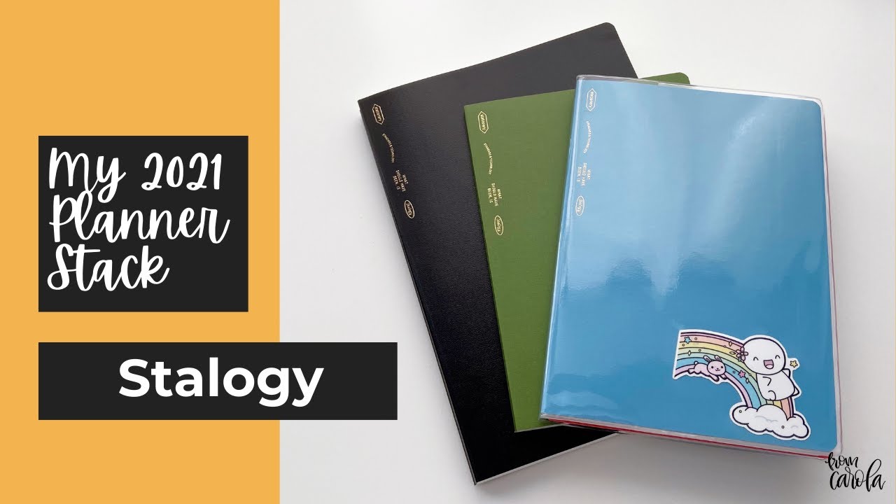2021 Stalogy stack ft. A5 and B5 Editor's Series 365Days Notebooks, A5 1/2 Year Notebook