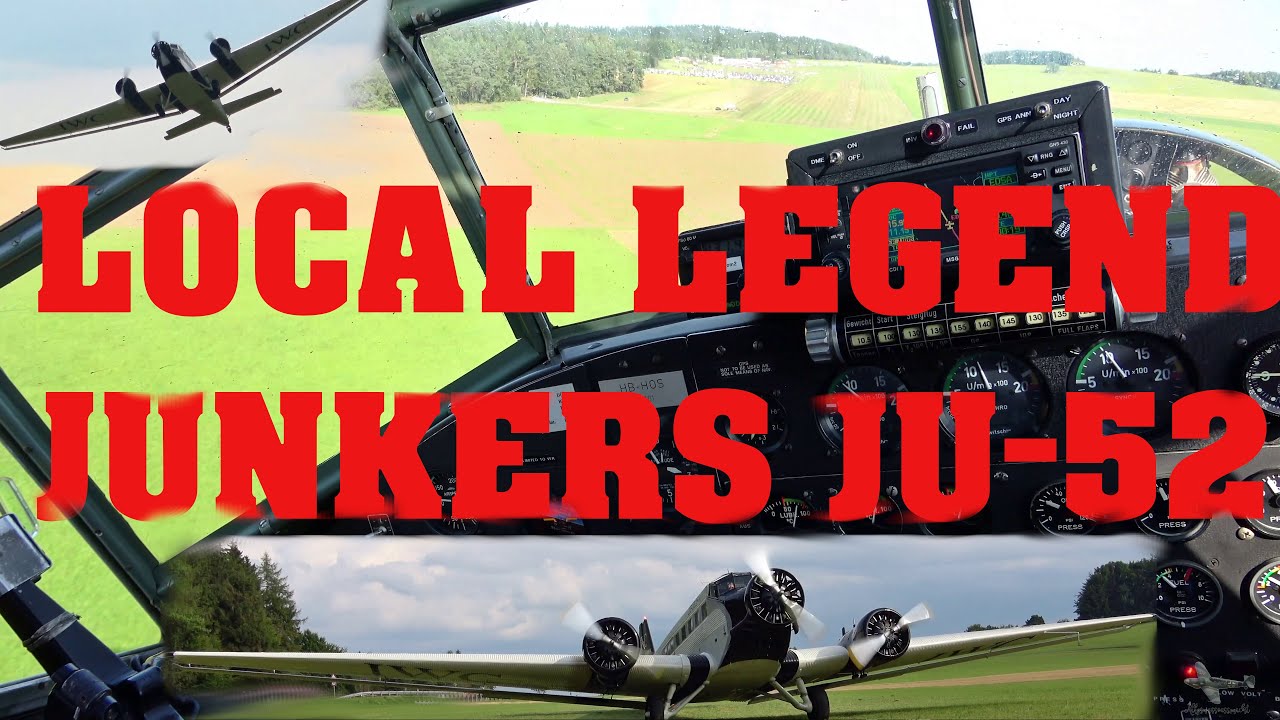 Junkers JU-52 real local legend (not MSFS 2020 World Update 6)
