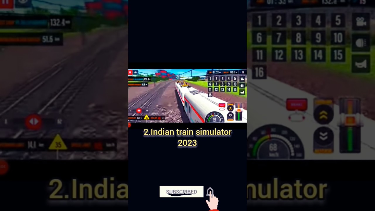 top 3 best train simulator game for Android #gaming