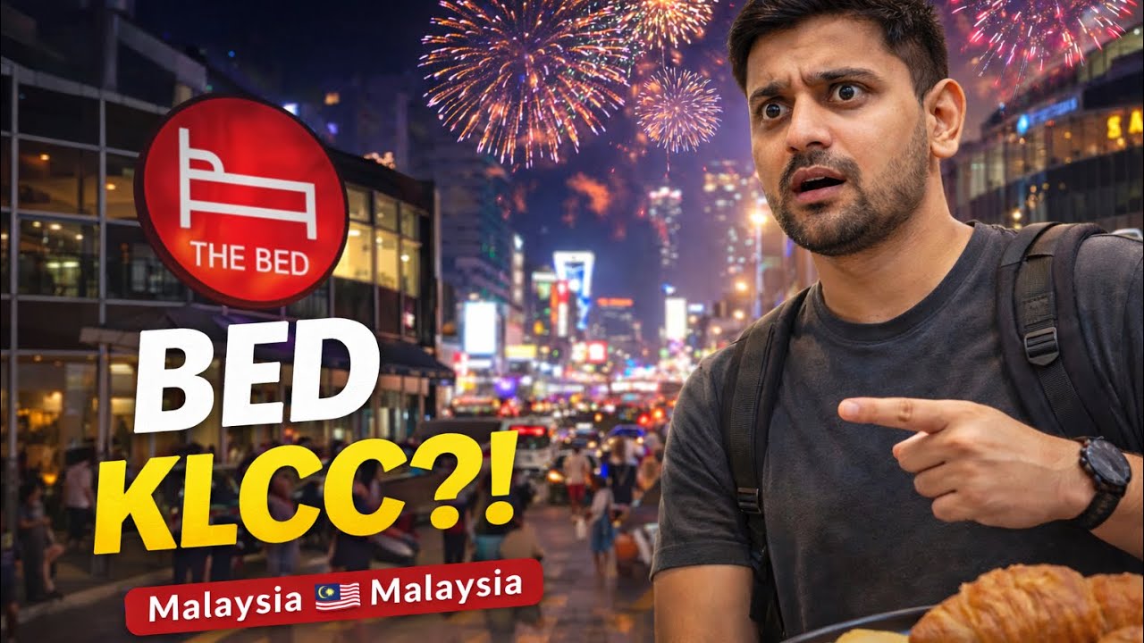 First Day in Malaysia 🇲🇾 | Checking in at The Bed KLCC – Unexpected Experience! || My First Vlog