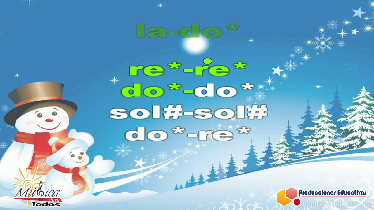 Jingle Bell RocK ► FLAUTA DULCE con notas