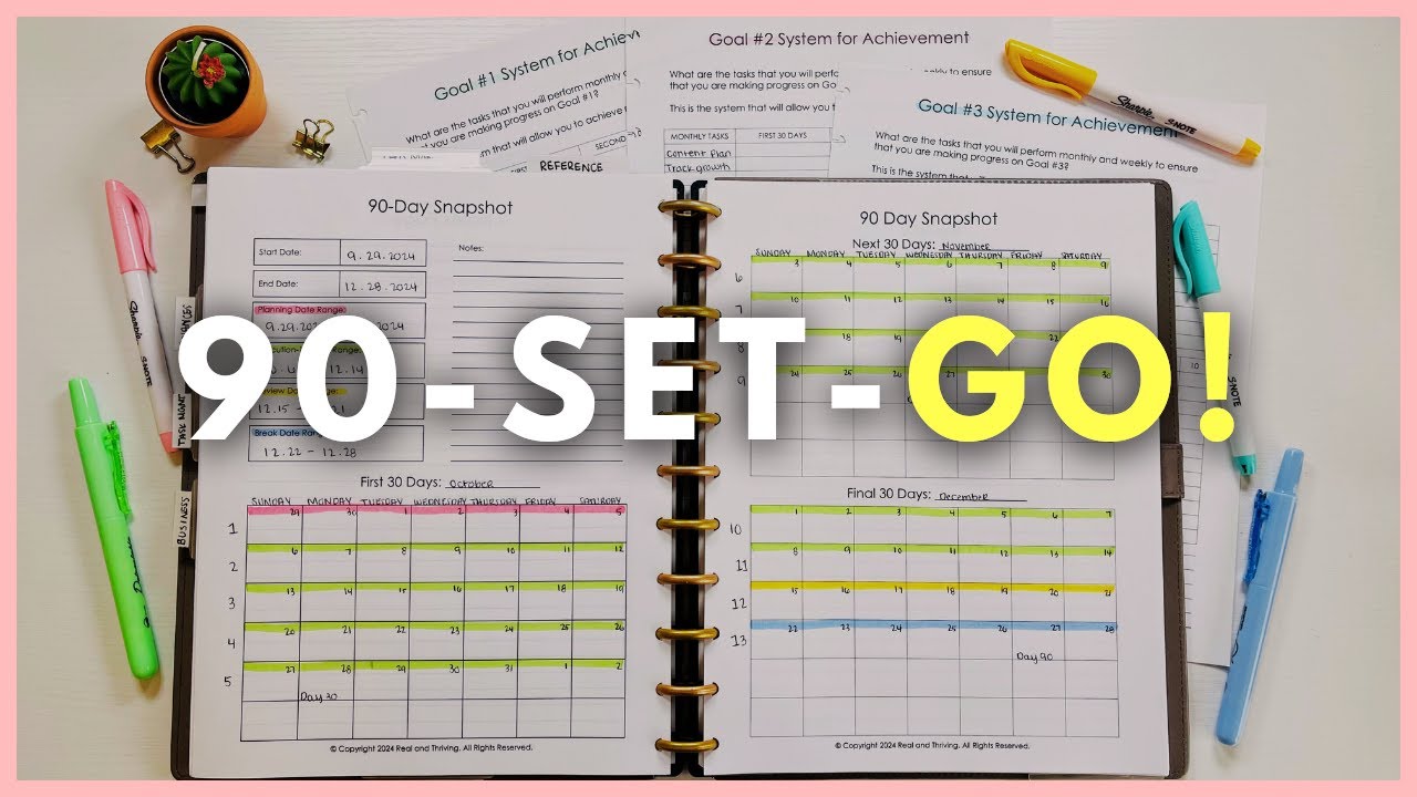 90 Day Goals Changed My Life! (how to use them)