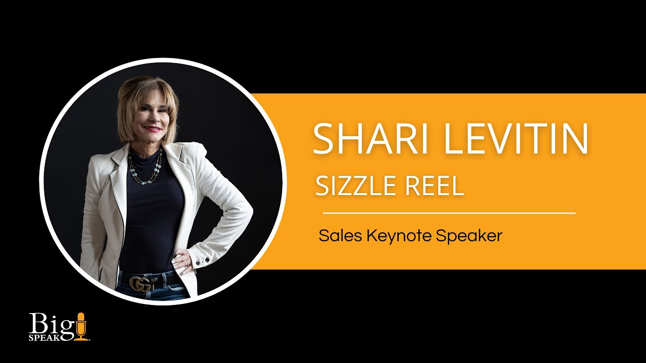 Shari Levitin - Sales Keynote Speaker - Sizzle Reel