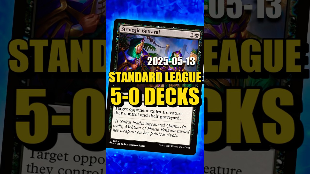 UNDEFEATED MTG Standard League Decklists (2025-05-13) #davidroyale #standard #standardmtg