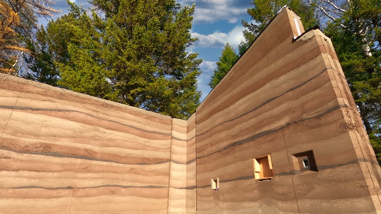 Earthy Elegance - Building A Geothermal Greenhouse From Rammed Earth
