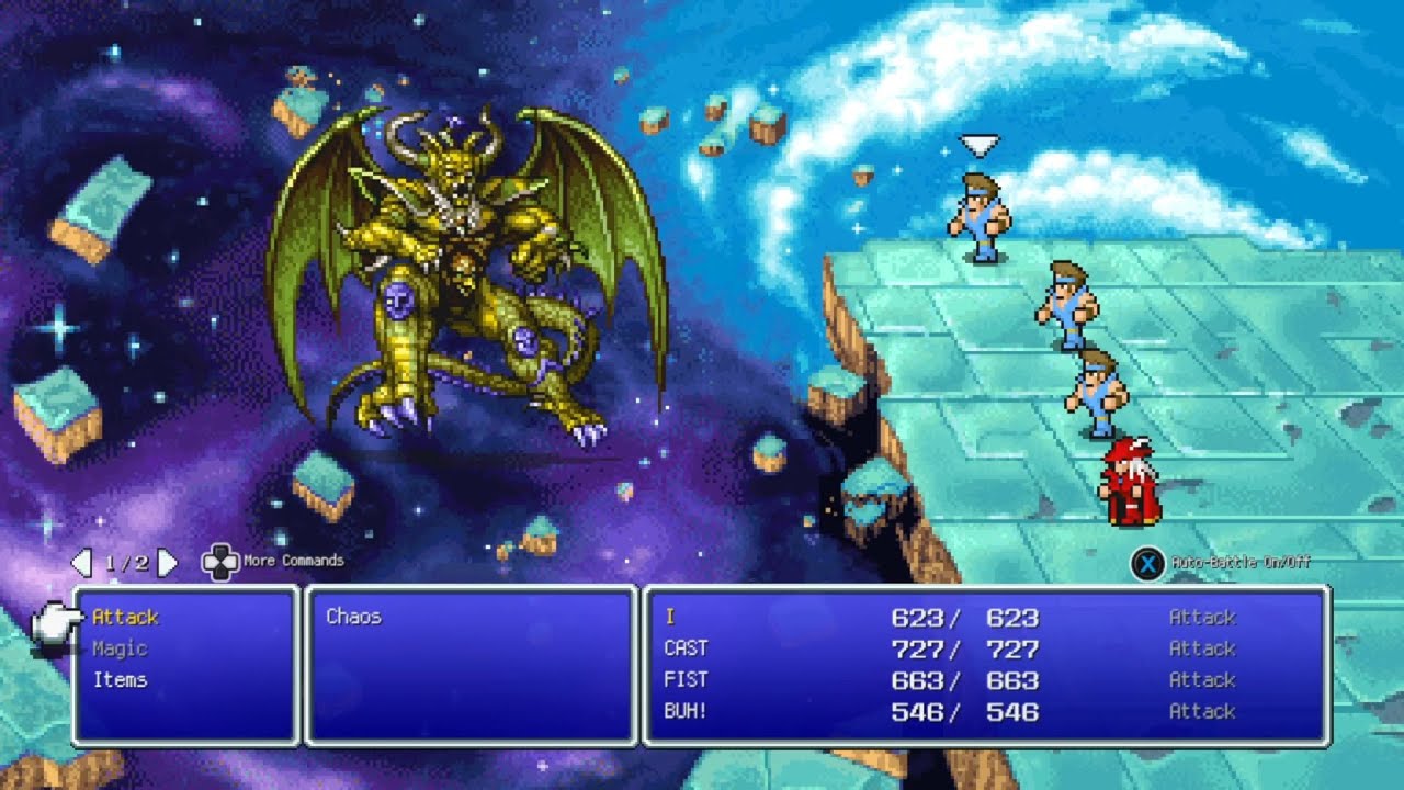 Оми играет в Final Fantasy 1 Pixel Remaster, часть 20.