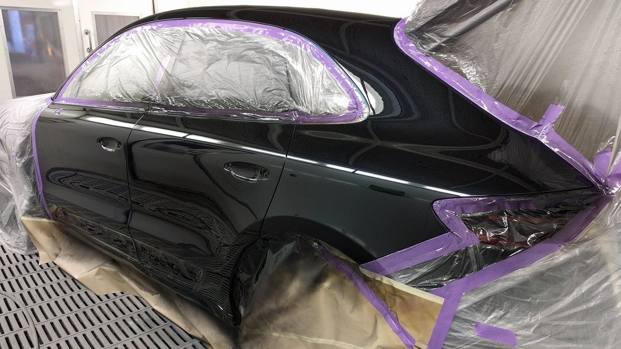 Porsche Macan S, Spray Painting