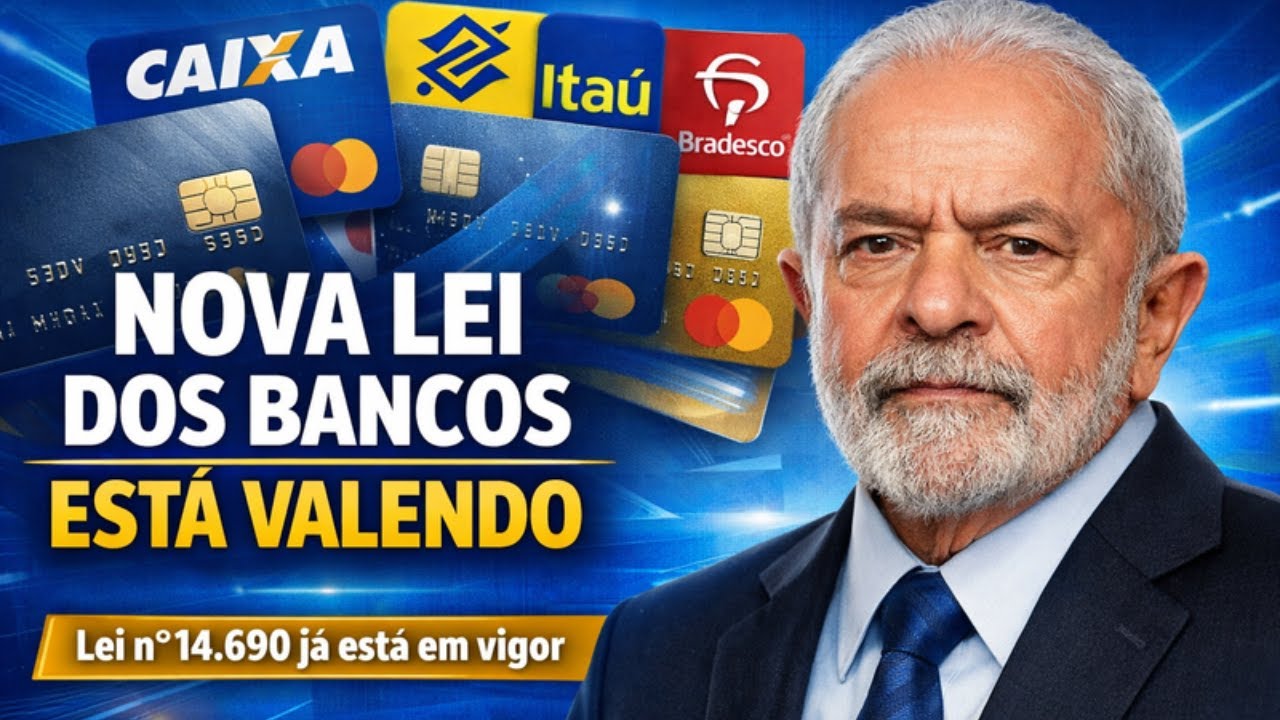 LEI nº 14 690 DOS BANCOS ESTÁ VALENDO PARA TODOS OS BRASILEIROS QUE TEM CONTA E CARTÃO