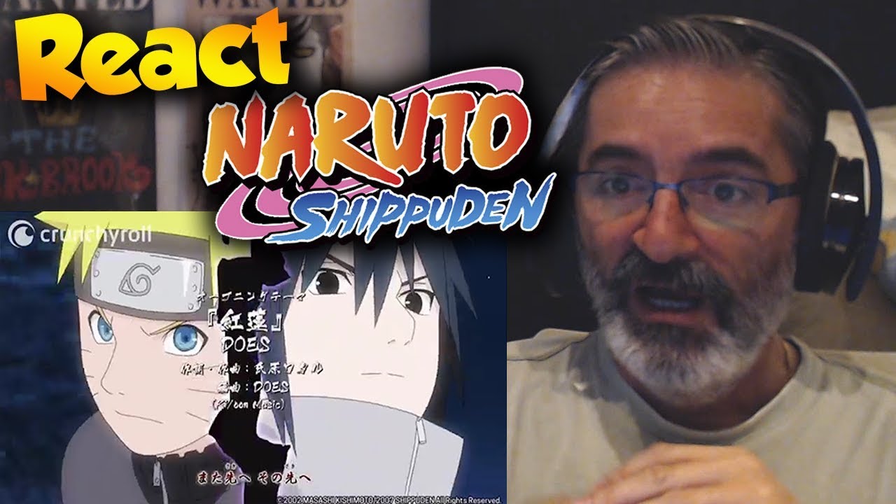 MEU PAI REAGINDO A TODAS AS ABERTURAS DE NARUTO SHIPPUDEN (1-20)