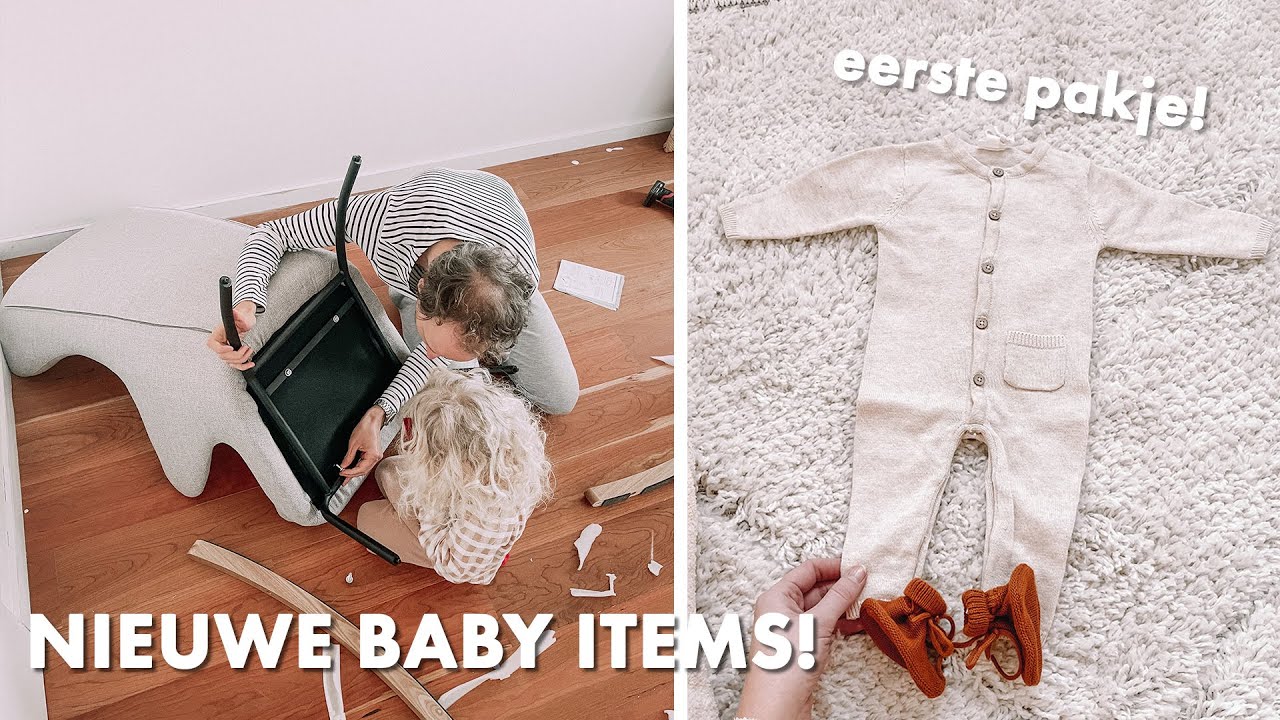 eerste babypakje, nieuwe babykamer meubels + shoplog!