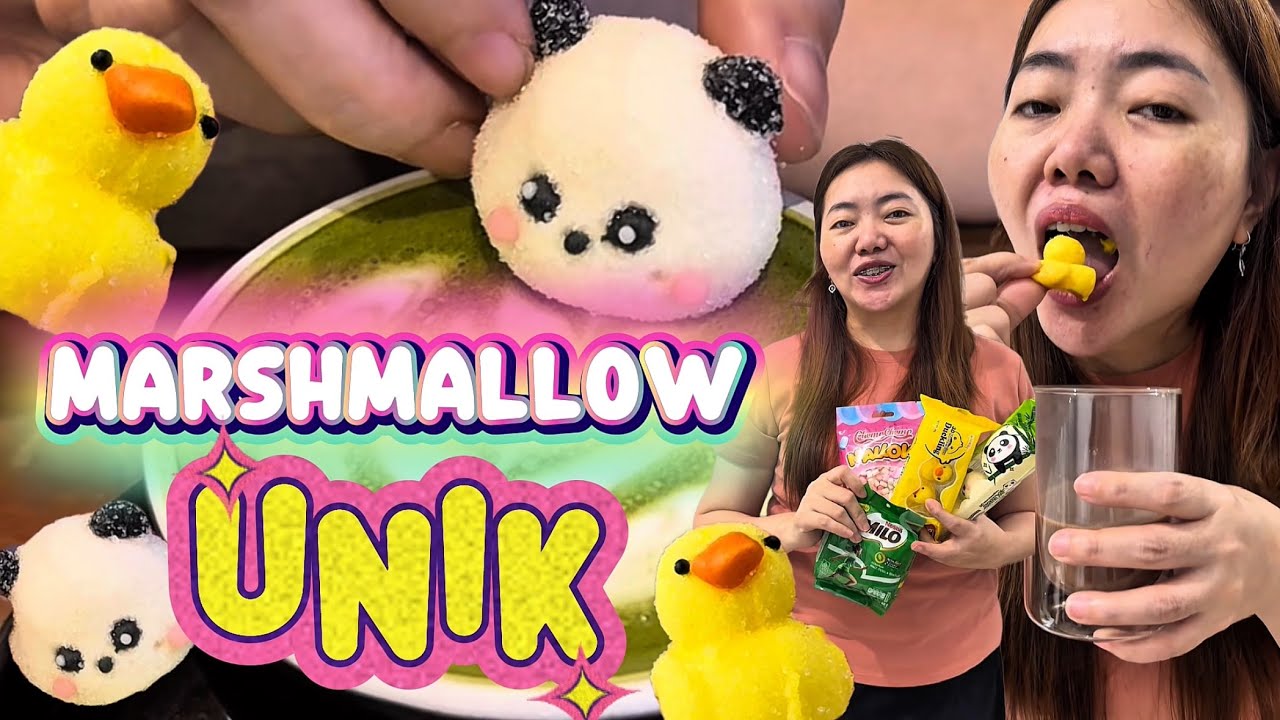 NYOBAIN MARSHMALLOW UNIK #dewivanow #jajananunik #marshmallow 