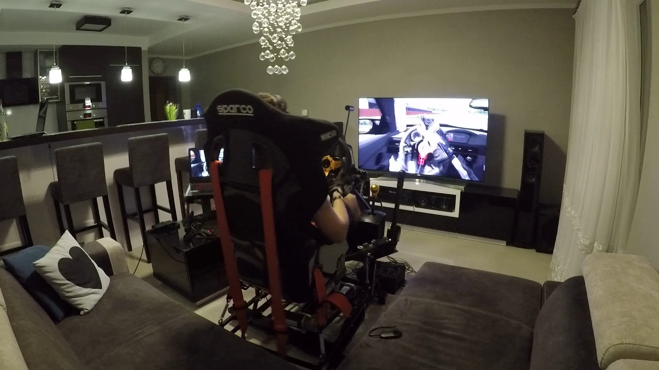 3DOF REALITY P3 SIM RIG DRIFTING VR OSW FANATEC PART2