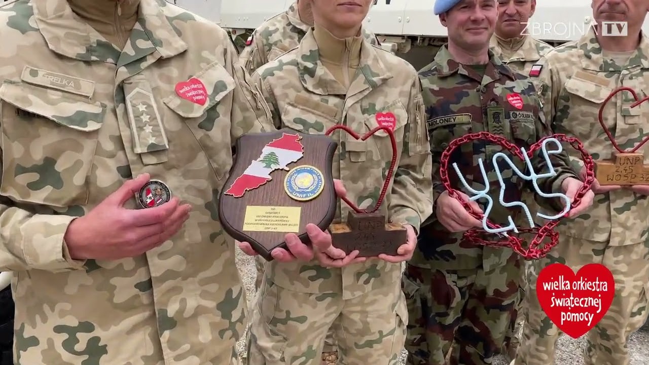 Żołnierze PKW UNIFIL grają z #WOŚP