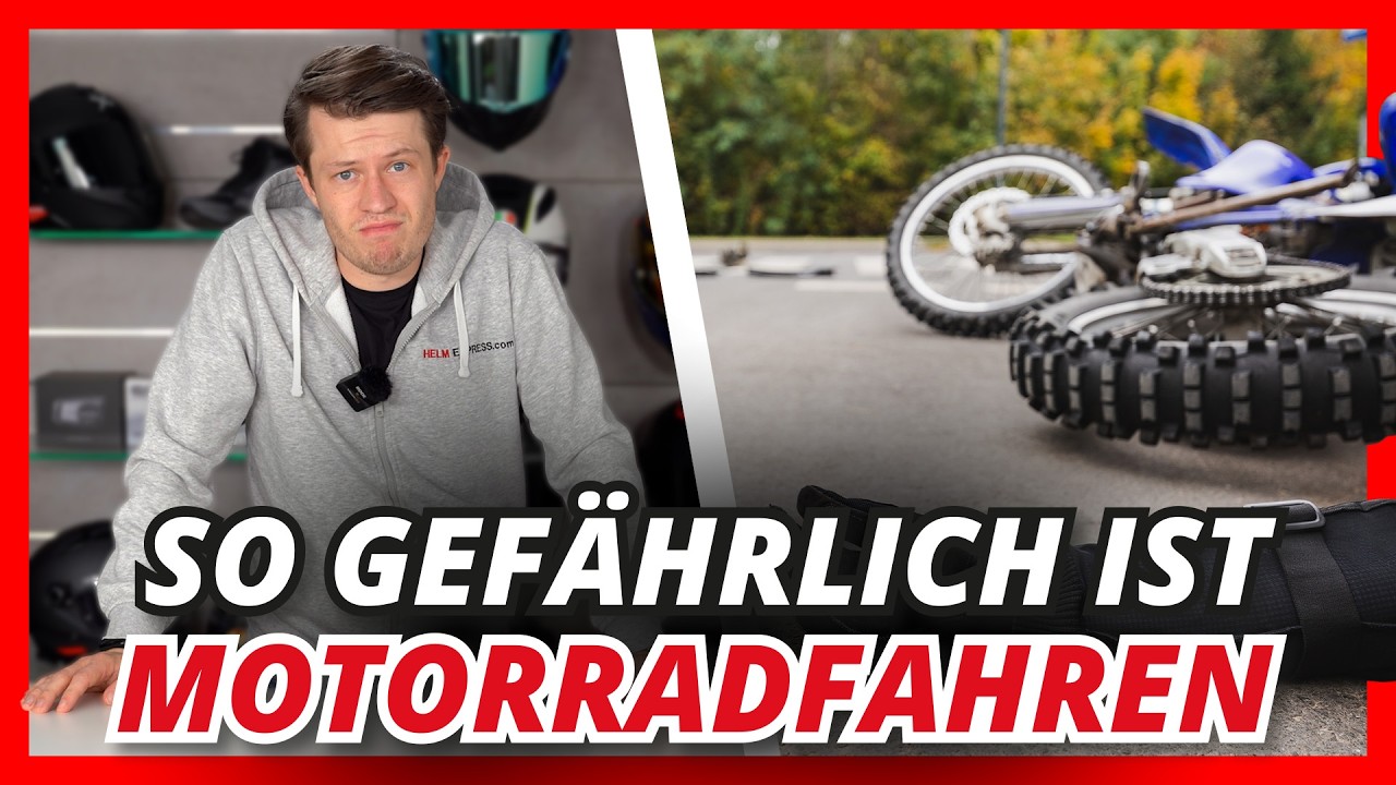 SO GEFÄHRLICH IST MOTORRADFAHREN WIRKLICH ... und wie du dein Risiko minimierst 🏍️😢