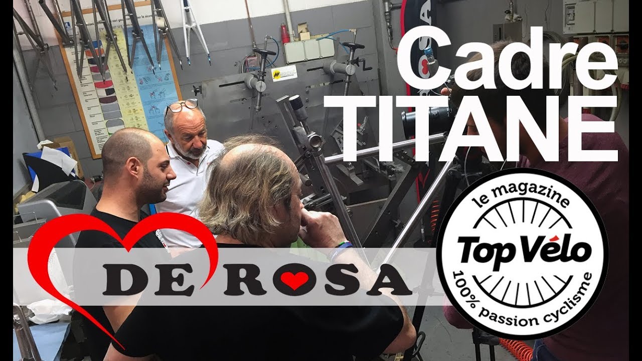 Fabrication sur mesure d'un cadre De Rosa Titane Black Label
