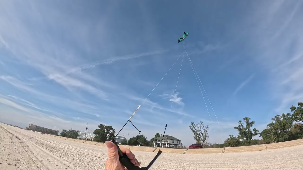 full sail Rev. Winter kite flying