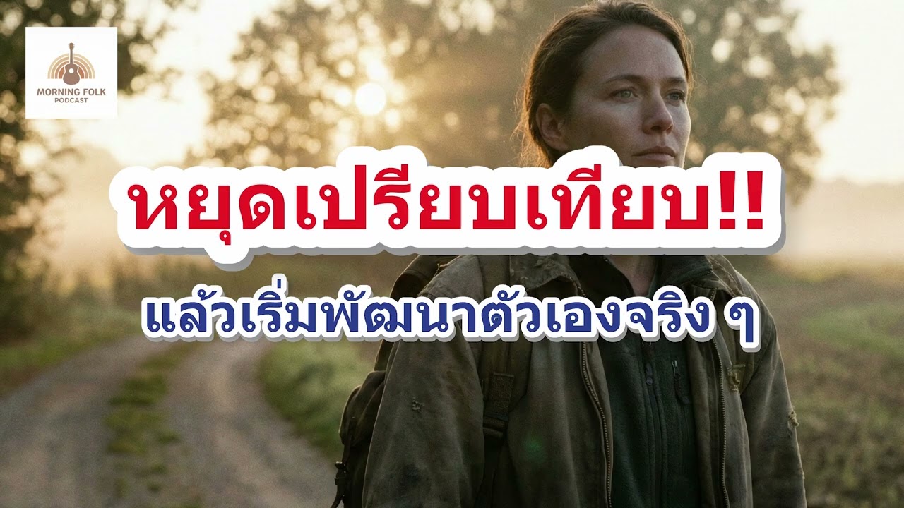 EP5 หยุดเปรียบเทียบ แล้วเริ่มพัฒนาตัวเองจริง ๆ | Morning Folk Podcast