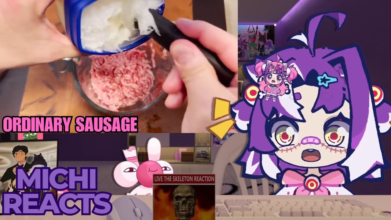 Michi Learns About Ordinary Sausage (Gets Psychic Damage)