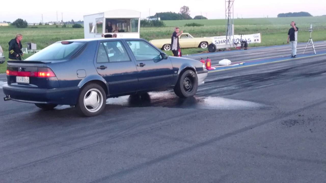 SAAB 9000 GT35R Vårgårda dragway 3/6-16