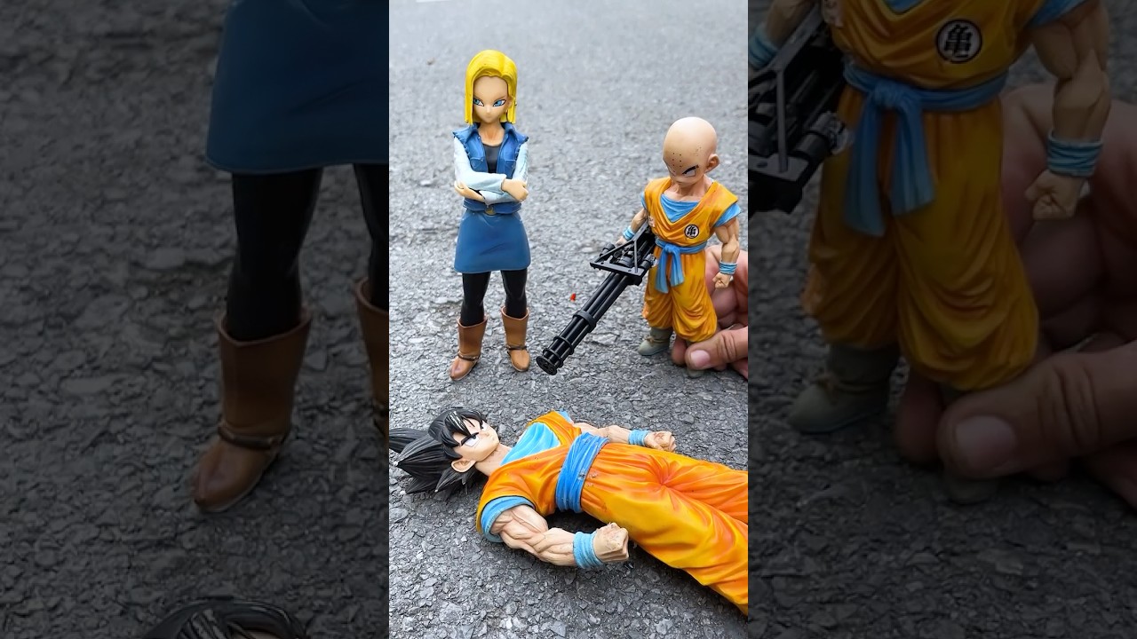 Goku Steals Android 18 from Krillin 🤣 #goku #dragonball