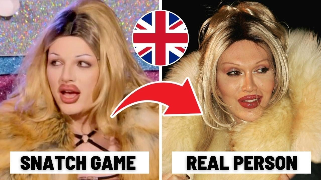 Объяснение отсылок к игре Snatch Game: Drag Race UK, 4 сезон.