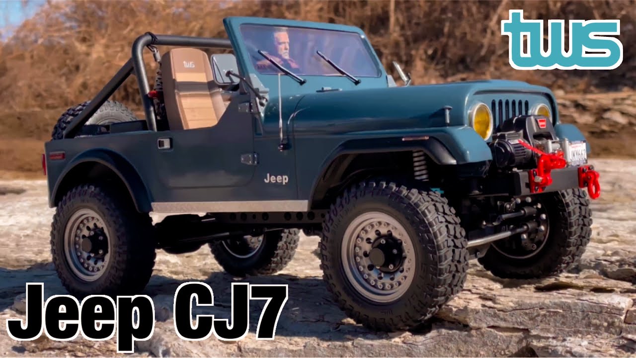【tws VTG80 Jeep CJ-7】走りもスケール感も抜群なCJ-7でリバートレイル
