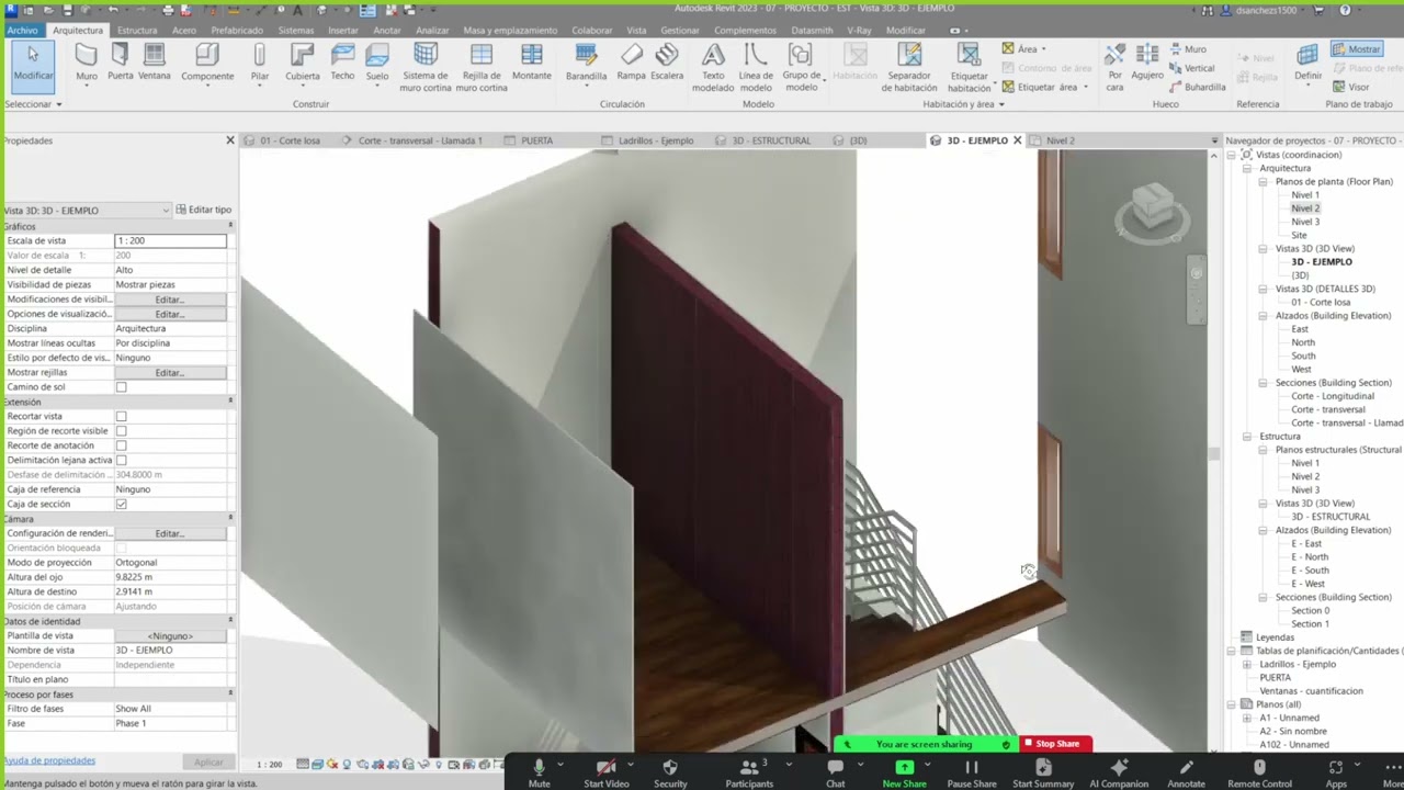 Revit | como generar detalles en 3D | Despiece | Uso de piezas