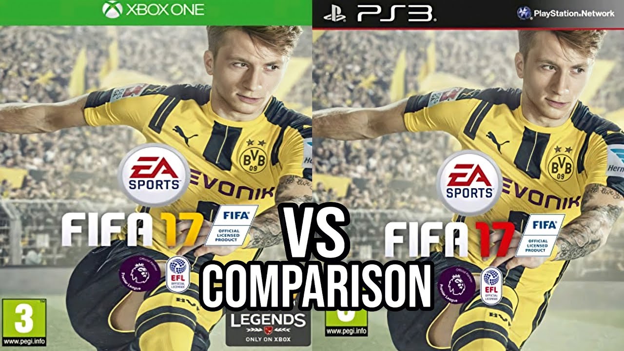 FIFA 17 Xbox One Vs PS3