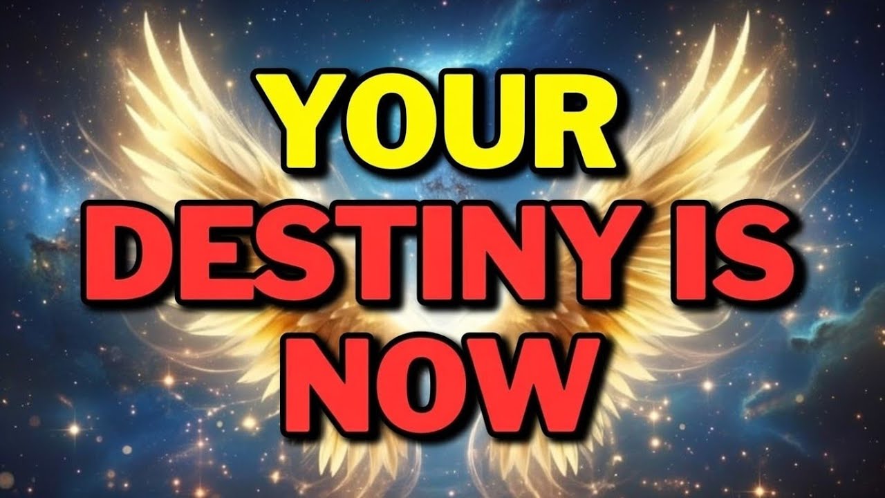 Chosen one ! Your destiny is now motivational speech