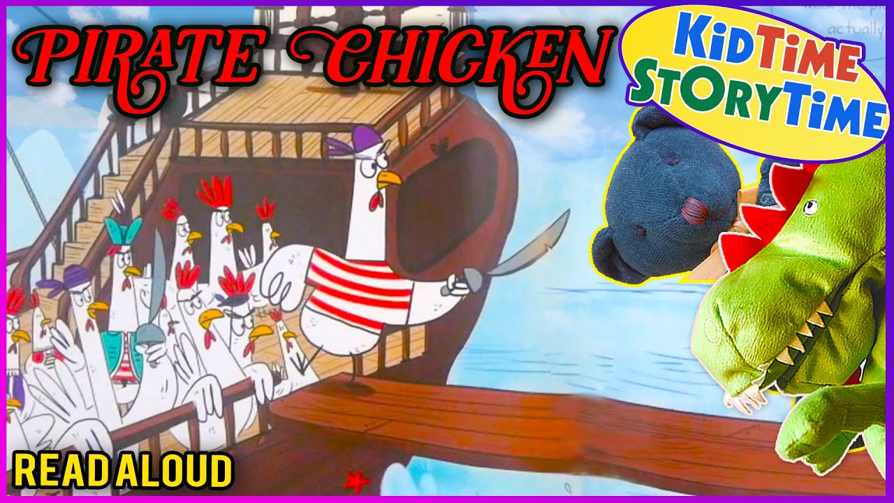 Pirate Chicken 🐔 Pirates for Kids 🏴‍☠️ funny kids books read aloud
