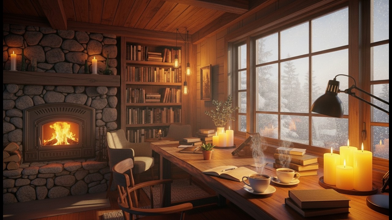 Cozy Jazz Ambience Coffee Shop, A Cup of Love Late Night Jazz for Sleep