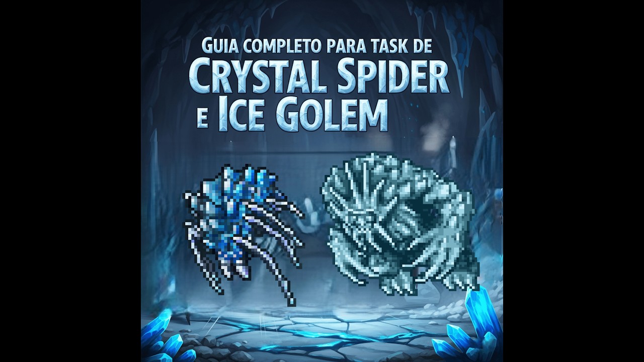 Tibia: Guia completo task de Crystal Spider e Ice Golem