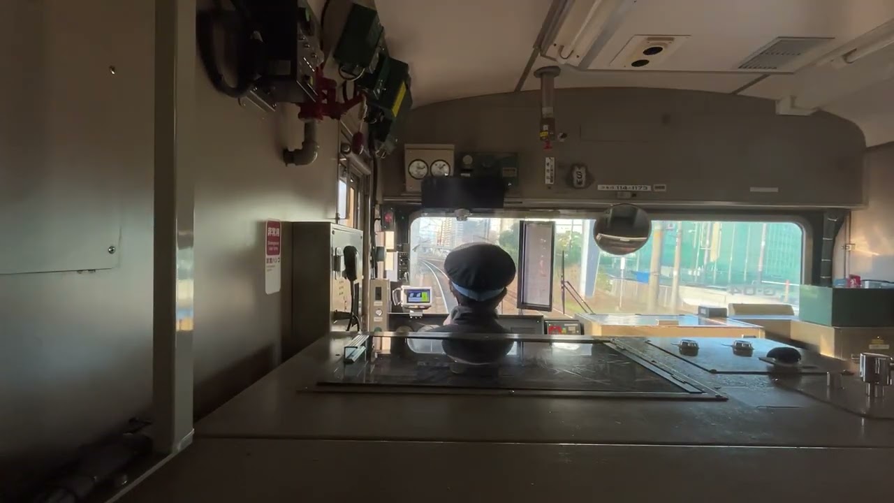 引退寸前！115系G-04編成　西川原・就実〜岡山　前面展望
