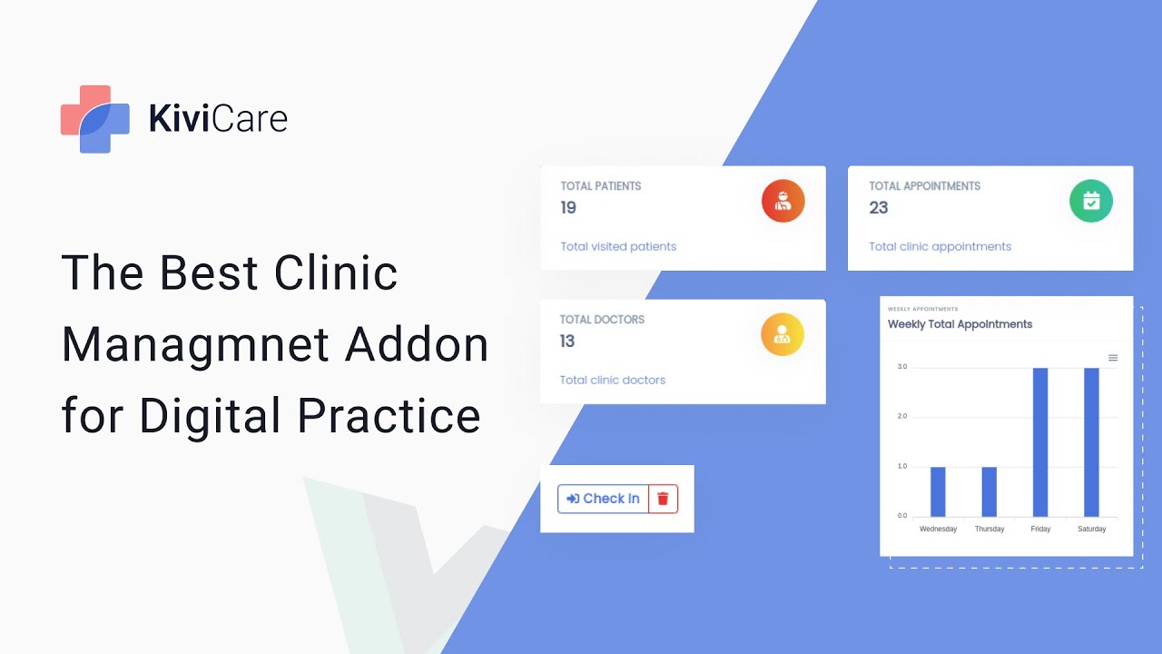 KiviCare Clinic & Patient Management EHR System: The Best Addon for digital Practice | Iqonic Design