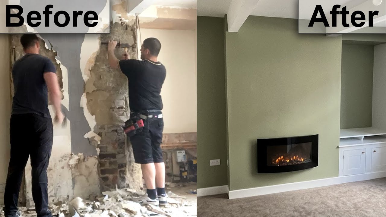 How to Damp Proof & Re-Plaster a Chimney Breast | Full Transformation
