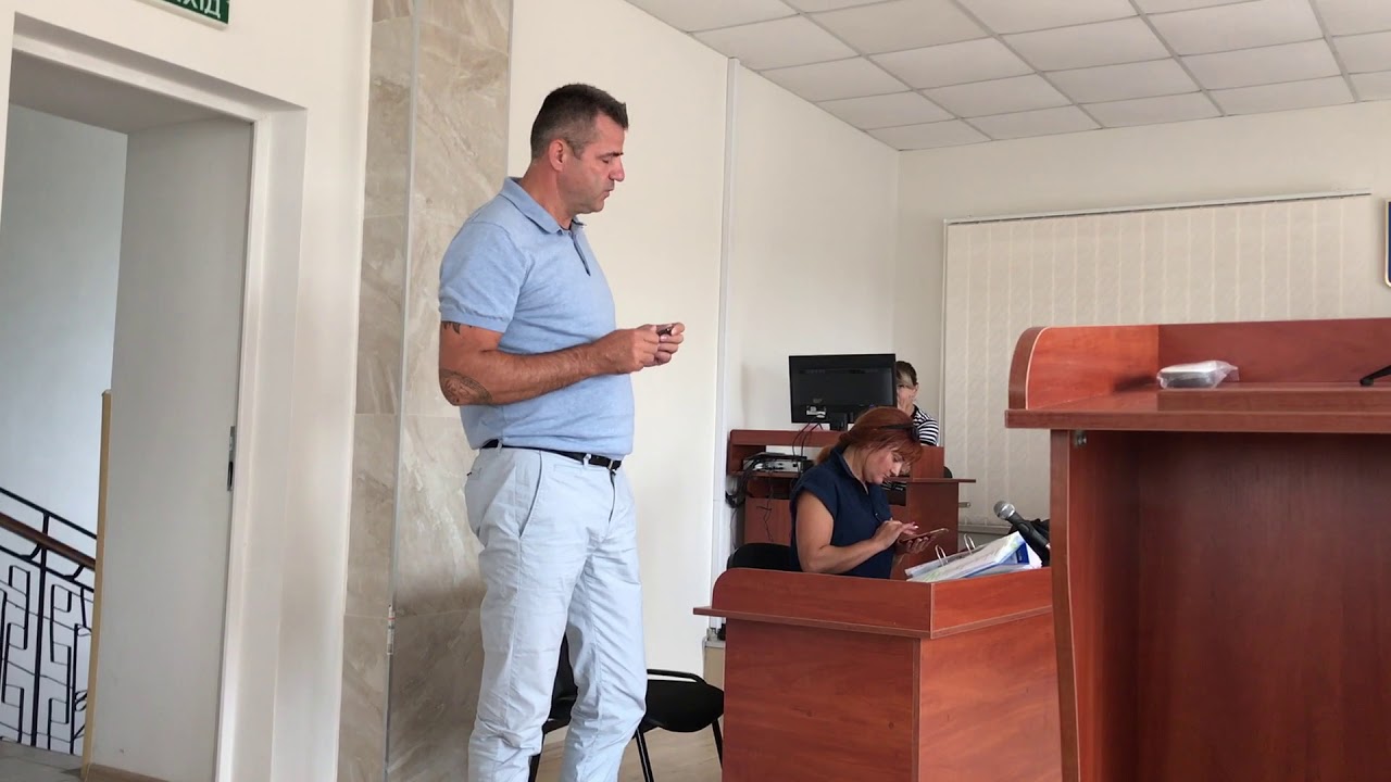 Заседание суда в Белозерке 16.08.2019