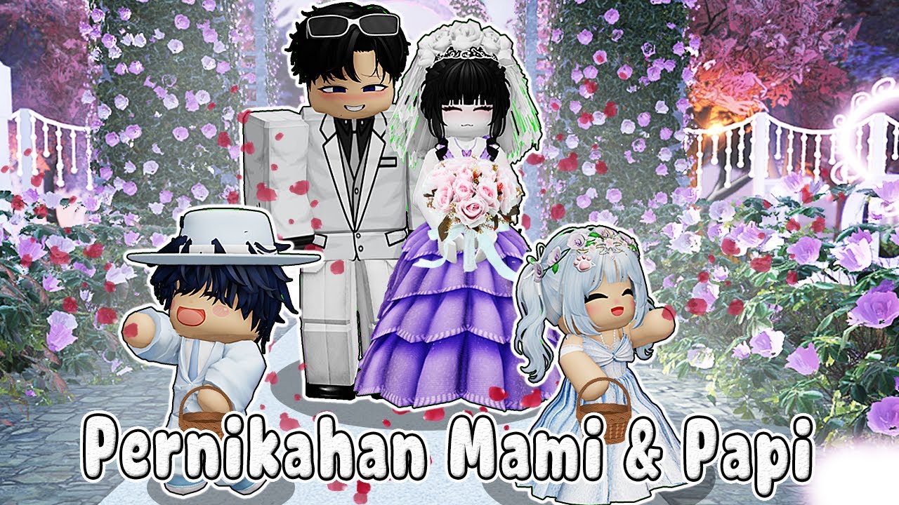 PERNIKAHAN MAMI @Bi Marbi  & PAPI @Lavinnn   || BIMALA FAMILY🏡 ROBLOX INDONESIA