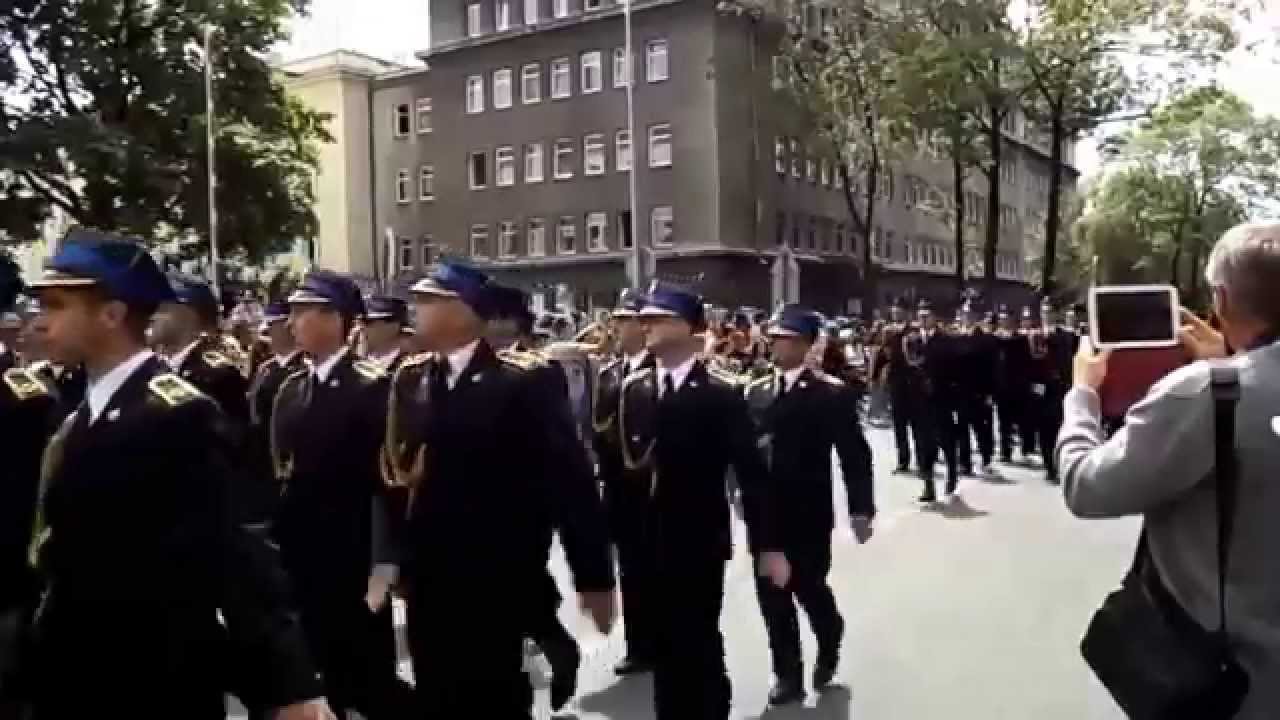 10.07.2015 - Promocja SA PSP Kraków - Defilada pododdziałów  XXIII Turnusu