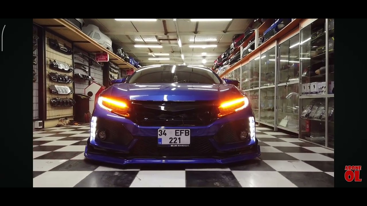 Modifiyeli Honda Civic tayper FC 