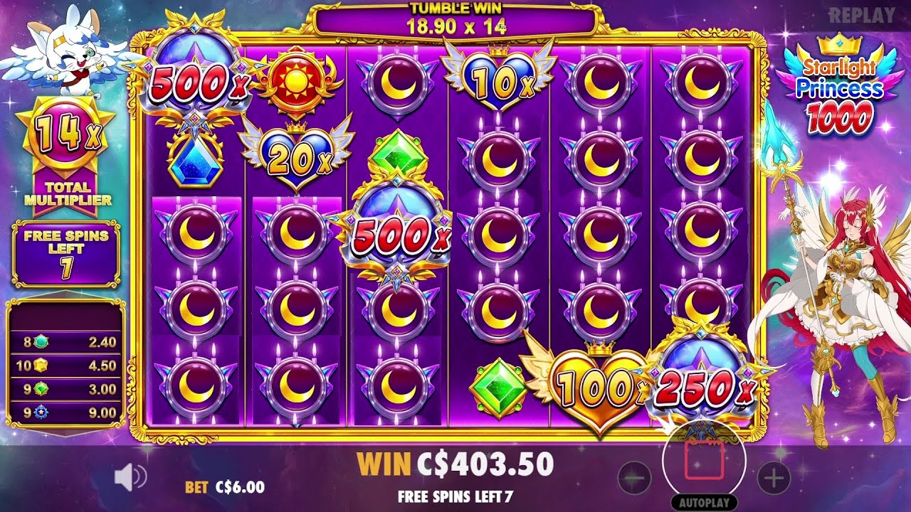 MAX WIN ON STARLIGHT PRINCESS 1000