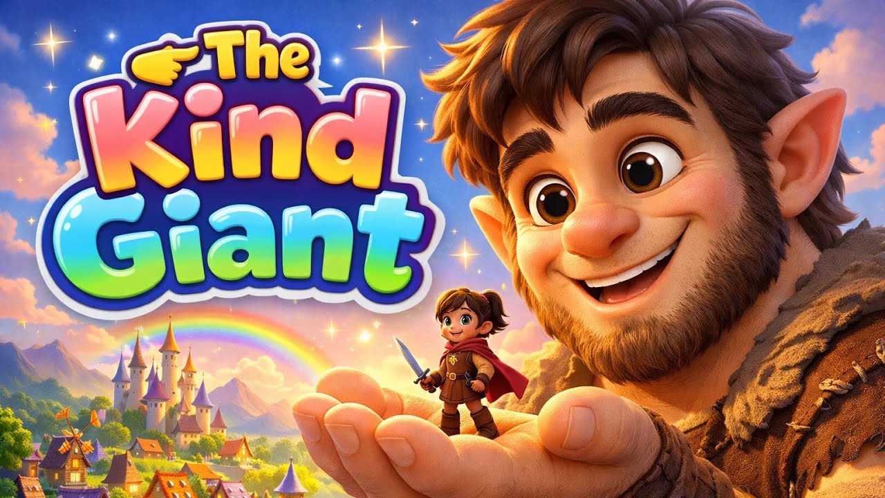 The Kind Giant | The Giant Man Who Learned to Be Gentle | Moral story 
